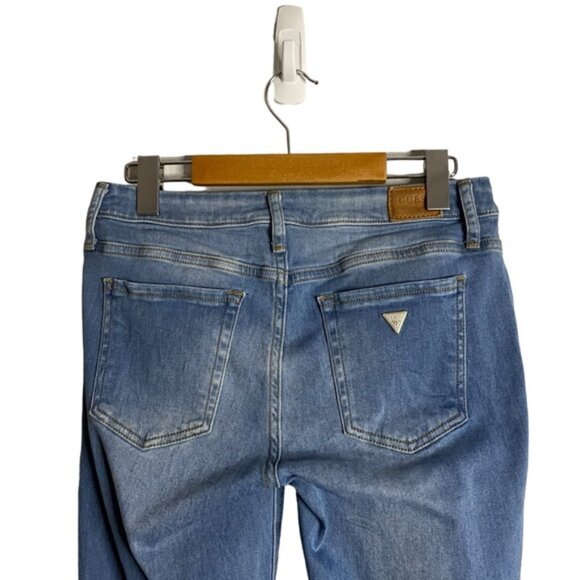 Guess Women's Medium Indigo Skinny Denim Jeans - Picture 7 of 9